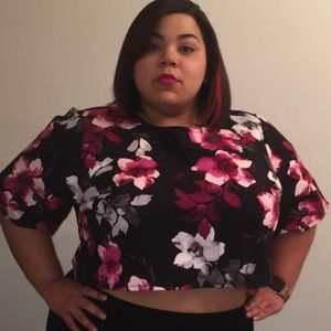 Torrid Bold Floral Crop Top